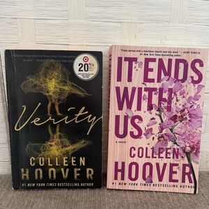Book Bundle Colleen Hoover - It Ends With Us and Verity